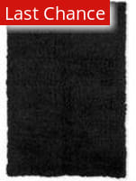 Linon New Flokati 1400 Grams Black Area Rug