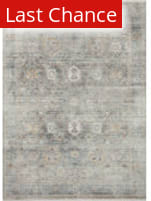 Rugstudio Sample Sale 252292 Teal - Gold Area Rug