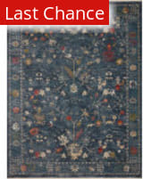 Rugstudio Sample Sale 220032R Denim - Multi Area Rug