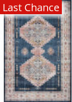 Rugstudio Sample Sale 228116 Denim - Blush Area Rug