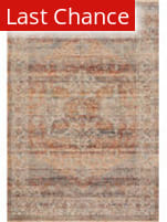 Rugstudio Sample Sale 220065 Tangerine - Ocean Area Rug