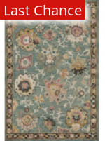 Rugstudio Sample Sale 252384R Teal - Multi Area Rug