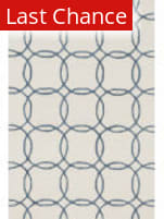 Rugstudio Sample Sale 125736 Ivory - Blue Area Rug