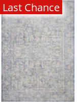 Rugstudio Sample Sale 193502R Blue - Gold Area Rug