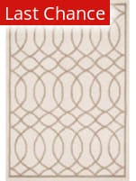 Rugstudio Sample Sale 113788R Ivory / Taupe Area Rug