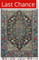 Rugstudio Sample Sale 186179R Navy - Blue Area Rug