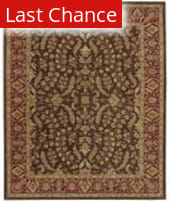 Rugstudio Famous Maker 39910 Brown-Red Area Rug