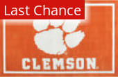 Luxury Sports Rugs Team Clemson University Orange Area Rug