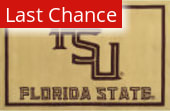 Luxury Sports Rugs Team Florida State University Gold Area Rug