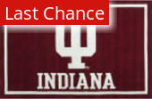 Luxury Sports Rugs Team Indiana University Crimson Area Rug