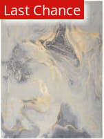 Rugstudio Sample Sale 232363R Grey - Gold Area Rug