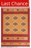 Rugstudio Sample Sale 217072R Yellow - Red Area Rug