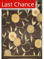 ORG Premium Tibetan Poppy Brown Area Rug