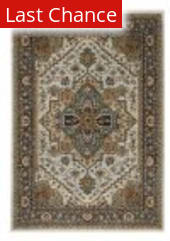 Rugstudio Sample Sale 232428R Ivory - Blue Area Rug