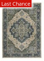 Rugstudio Sample Sale 232424R Blue - Beige Area Rug