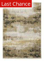 Rugstudio Sample Sale 232473R Gold - Black Area Rug
