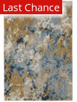 Rugstudio Sample Sale 217500 Blue - Gold Area Rug