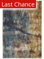 Rugstudio Sample Sale 221826 Blue - Gold Area Rug