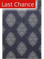 Rugstudio Sample Sale 167582R Blue - Ivory Area Rug