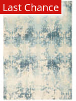 Rugstudio Sample Sale 205723 Ivory - Blue Area Rug