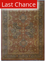 Rugstudio Sample Sale V-1745 Rust - Charcoal Area Rug