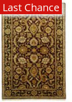 Rugstudio Sample Sale 49799R Burgundy / Black Area Rug