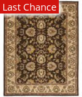 Rugstudio Sample Sale 46772 Brown - Ivory Area Rug