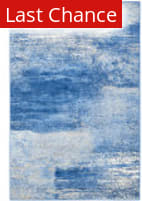 Rugstudio Sample Sale 126618 Silver - Blue Area Rug