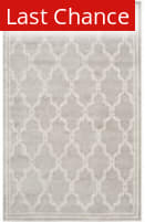 Rugstudio Sample Sale 107858R Light Grey / Ivory Area Rug