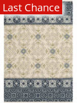 Rugstudio Sample Sale 126653 Ivory - Blue Area Rug