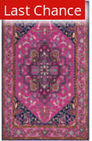 Rugstudio Sample Sale 166164R Pink - Navy Area Rug