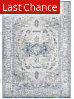 Rugstudio Sample Sale 209524R Light Grey - Blue Area Rug