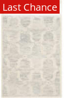 Rugstudio Sample Sale 154991 Light Grey - Ivory Area Rug