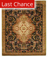 Rugstudio Sample Sale 49674R Black - Beige Area Rug