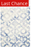 Rugstudio Sample Sale 126766 Ivory - Blue Area Rug