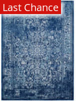 Rugstudio Sample Sale 155275R Navy - Ivory Area Rug