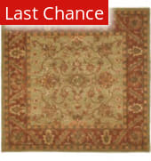 Rugstudio Sample Sale 49827 Green - Rust Area Rug