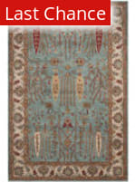 Rugstudio Sample Sale 155344 Blue - Ivory Area Rug