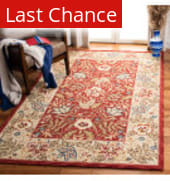 Rugstudio Sample Sale 49890 Red / Ivory Area Rug