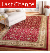 Rugstudio Sample Sale 46824 Red - Ivory Area Rug