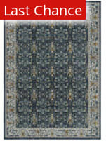 Rugstudio Sample Sale 195860 Navy - Creme Area Rug