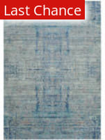 Rugstudio Sample Sale 143504 Light Blue - Multi Area Rug