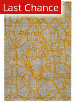 Rugstudio Sample Sale 166570 Light Grey - Yellow Area Rug