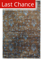 Rugstudio Sample Sale 47139 Brown / Light Blue Area Rug