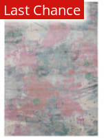 Rugstudio Sample Sale 237077R Ivory / Pink Area Rug