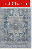 Rugstudio Sample Sale 241152R Charcoal / Blue Area Rug
