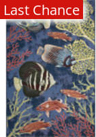 Rugstudio Sample Sale 267943R Navy Area Rug