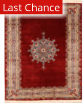 Rugstudio Sample Sale Red 6' x 9' Rug