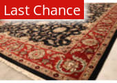 Rugstudio Sample Sale Black - Red 10' x 14'1'' Rug