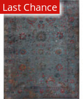 Rugstudio Sample Sale Light Blue 8'1'' x 9'8'' Rug